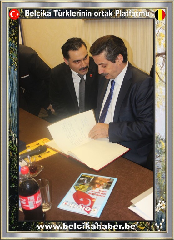 TÜMSİAD Belçika Bakan Faruk ÇELİK 'i ağırladı