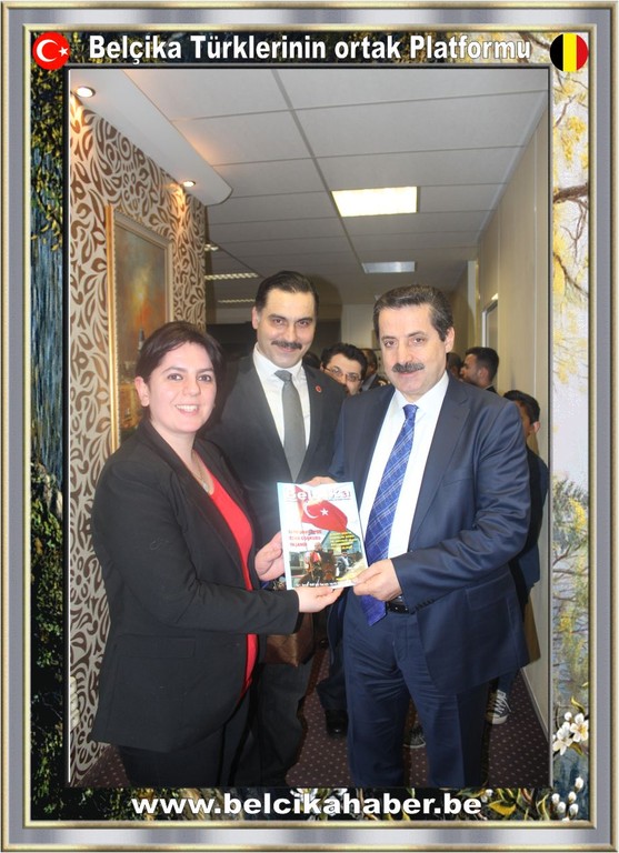 TÜMSİAD Belçika Bakan Faruk ÇELİK 'i ağırladı