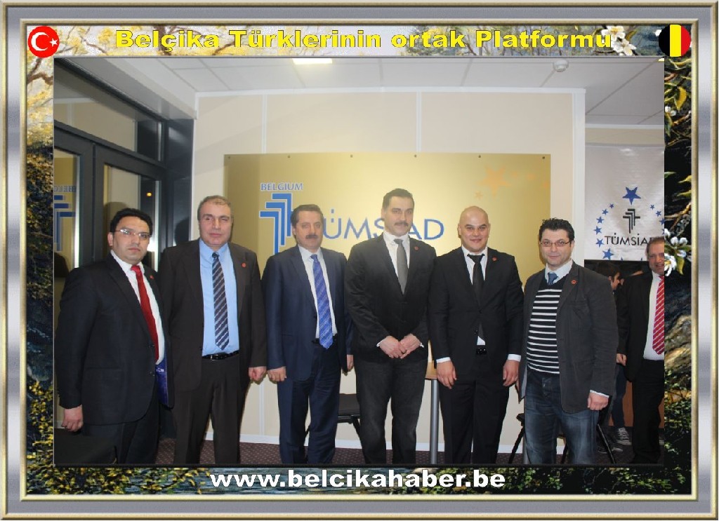 TÜMSİAD Belçika Bakan Faruk ÇELİK 'i ağırladı