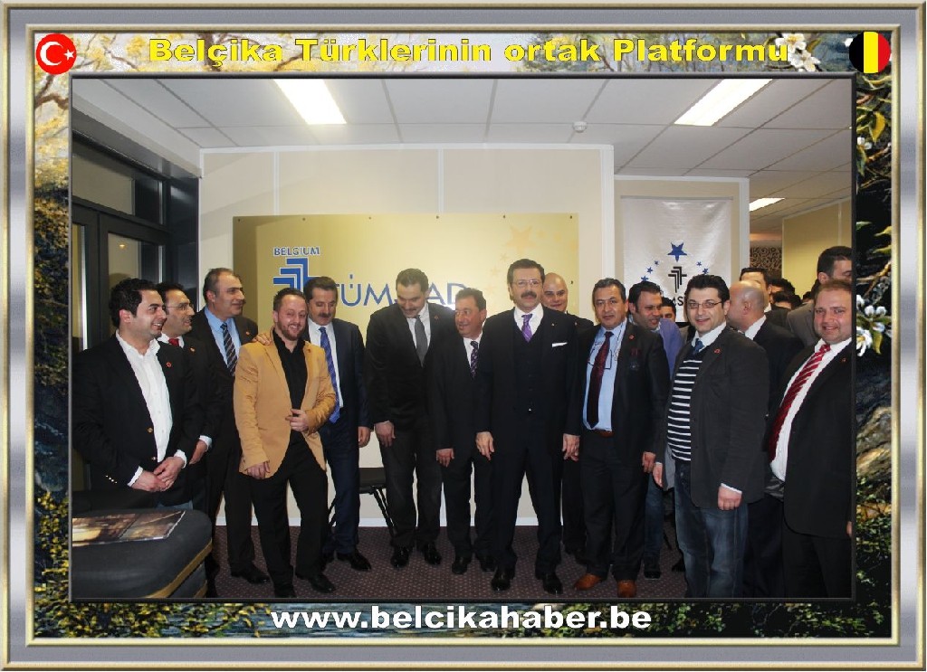 TÜMSİAD Belçika Bakan Faruk ÇELİK 'i ağırladı