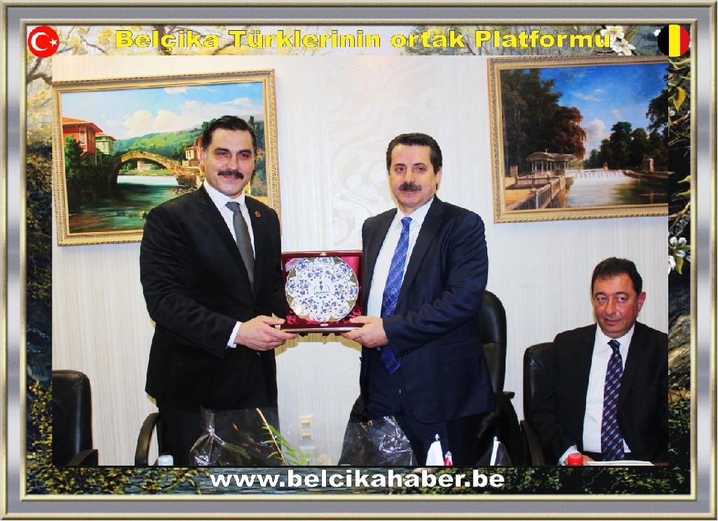 TÜMSİAD Belçika Bakan Faruk ÇELİK 'i ağırladı