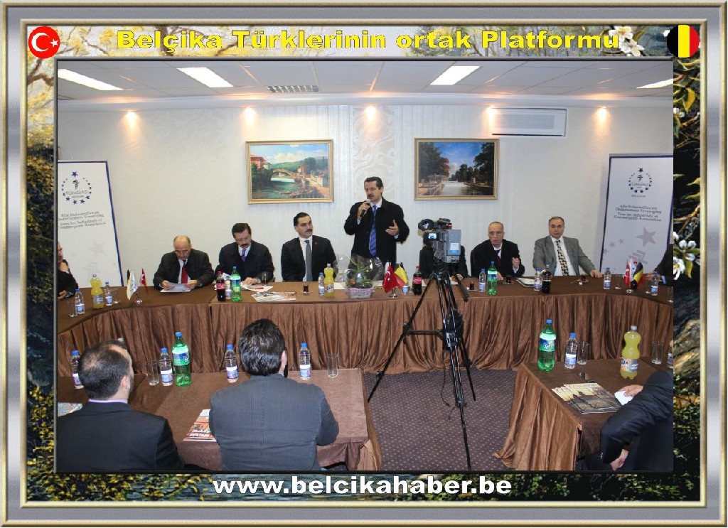 TÜMSİAD Belçika Bakan Faruk ÇELİK 'i ağırladı