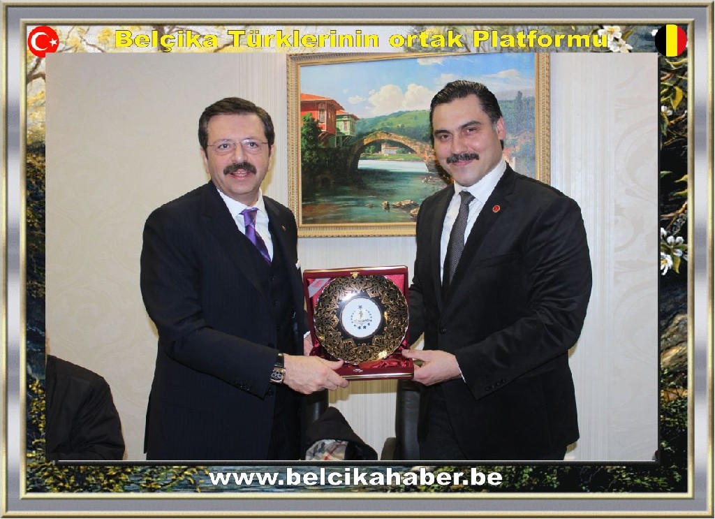 TÜMSİAD Belçika Bakan Faruk ÇELİK 'i ağırladı