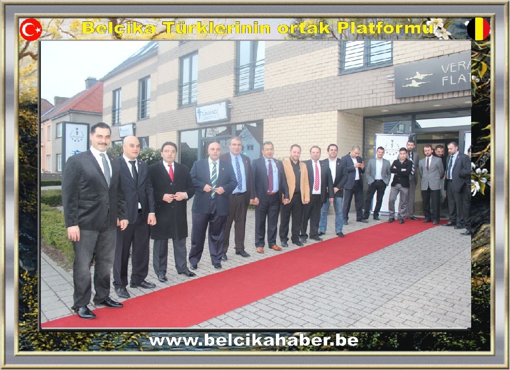 TÜMSİAD Belçika Bakan Faruk ÇELİK 'i ağırladı