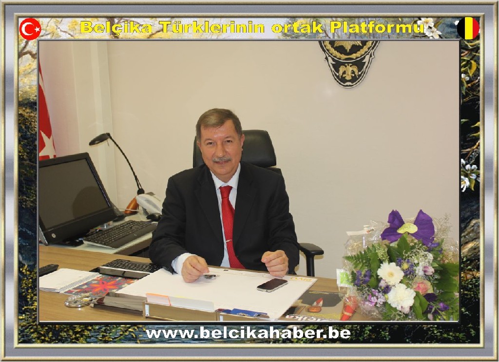 BELÇİKA HABER BE'DEN EMNİYET MÜŞAVİRİ'NE ZİYARET