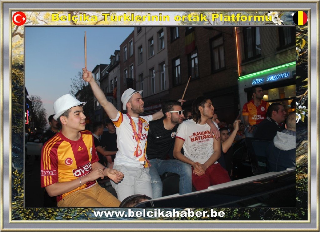 BELÇİKALI GALATASARAYLILAR BÜYÜK COŞKU YAŞADI VE YAŞATTI