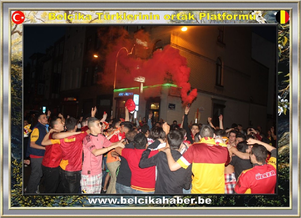 BELÇİKALI GALATASARAYLILAR BÜYÜK COŞKU YAŞADI VE YAŞATTI