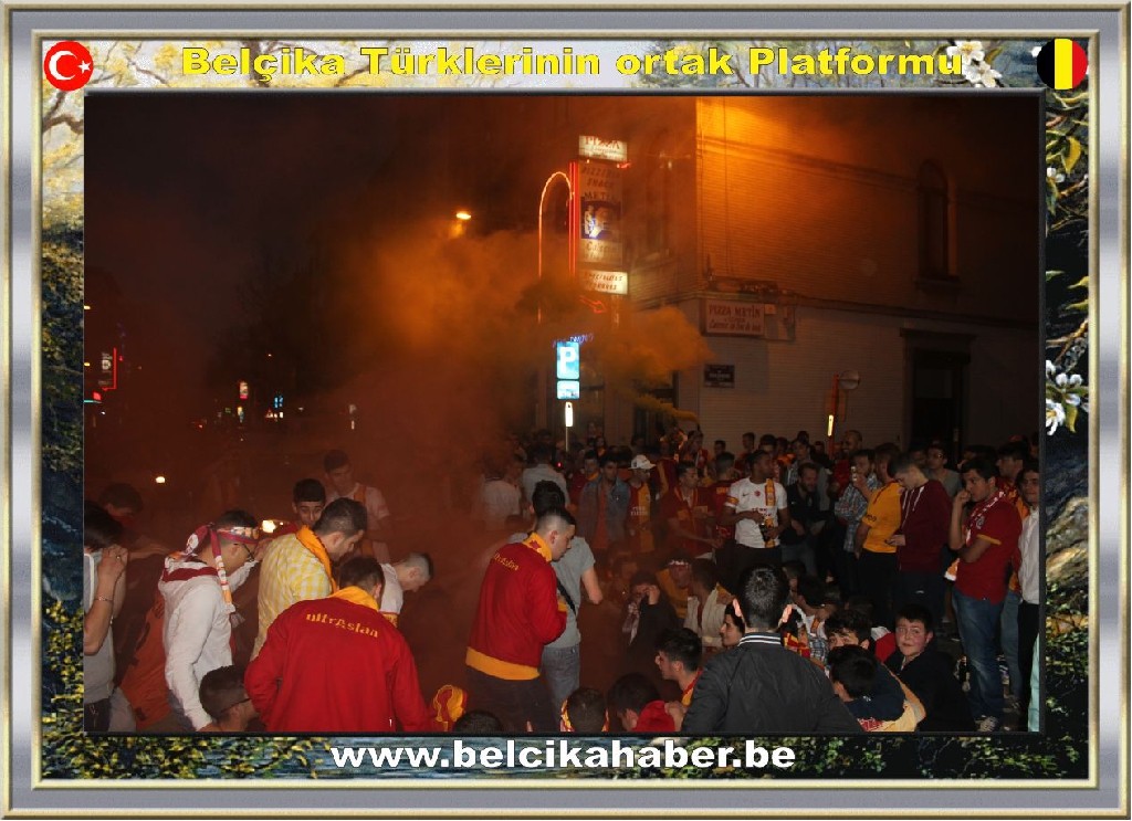 BELÇİKALI GALATASARAYLILAR BÜYÜK COŞKU YAŞADI VE YAŞATTI