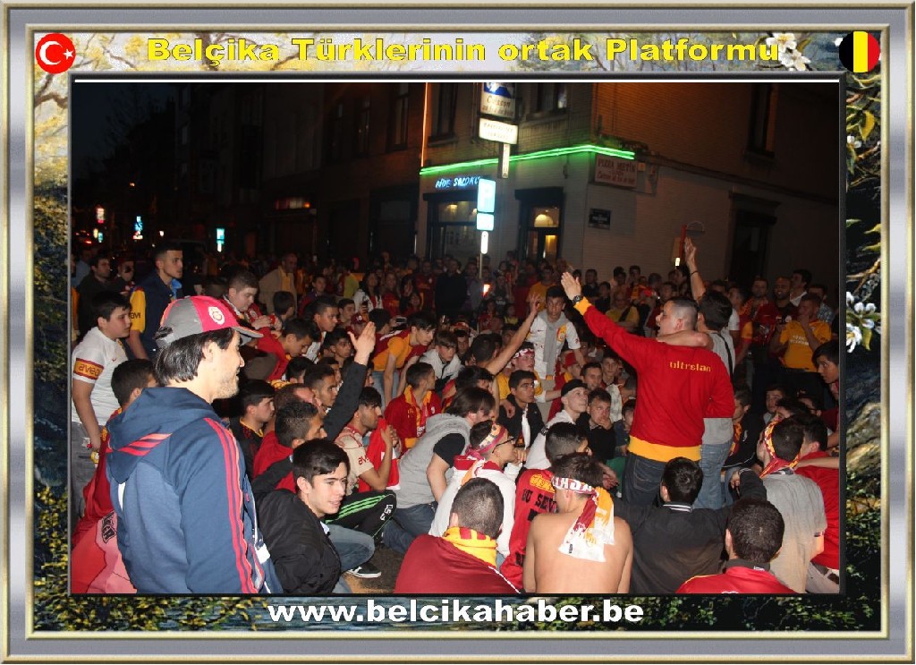 BELÇİKALI GALATASARAYLILAR BÜYÜK COŞKU YAŞADI VE YAŞATTI