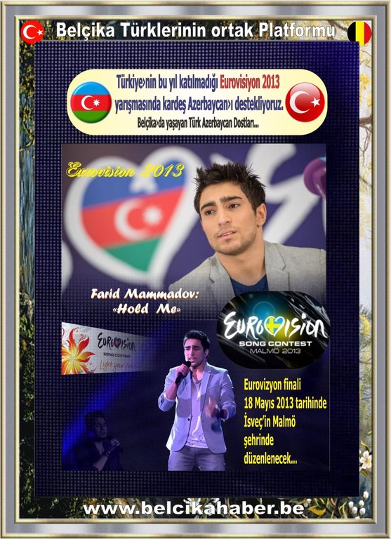 Eurovision›da Desteğimiz kardeş  AZERBAYCAN›a
