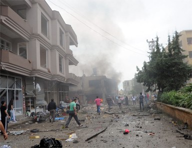 SURİYE ATEŞİ TÜRKİYE'YE DÜŞTÜ HATAY'DA PATLAMA 40 ÖLÜ