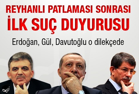 Reyhanlı patlaması sonrası ilk suç duyurusu