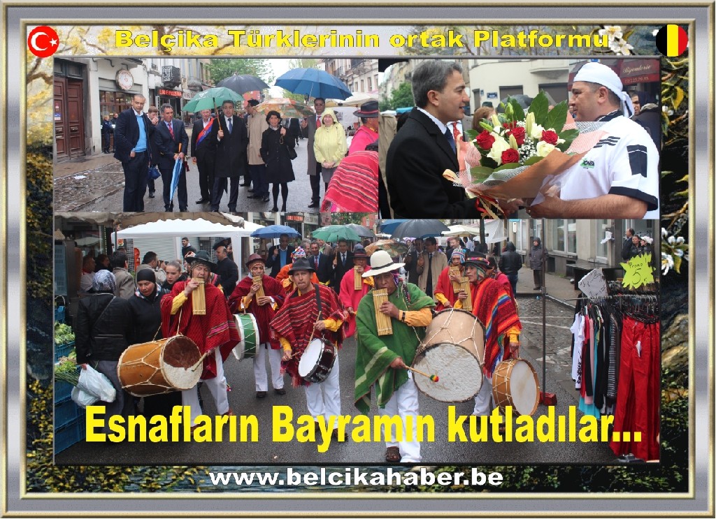 YAĞMURA RAĞMEN ESNAFLAR BAYRAMINI COŞKUYLA KUTLADI