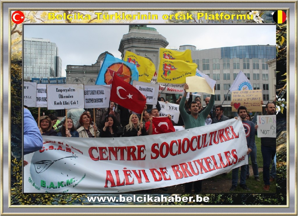 GEZİ PARKI OLAYLARI AVRUPA'NIN KALBİNDE DE PROTESTO EDİLDİ