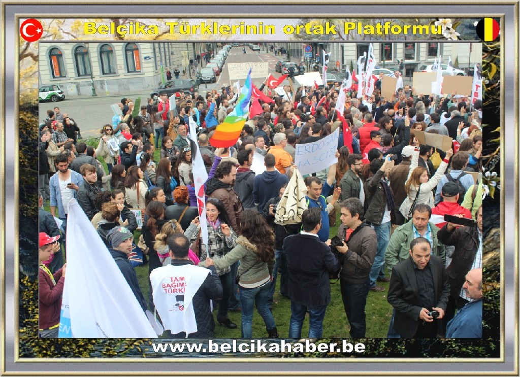 GEZİ PARKI OLAYLARI AVRUPA'NIN KALBİNDE DE PROTESTO EDİLDİ