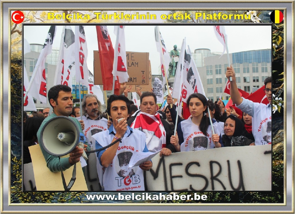 GEZİ PARKI OLAYLARI AVRUPA'NIN KALBİNDE DE PROTESTO EDİLDİ