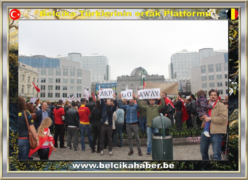 GEZİ PARKI OLAYLARI AVRUPA'NIN KALBİNDE DE PROTESTO EDİLDİ