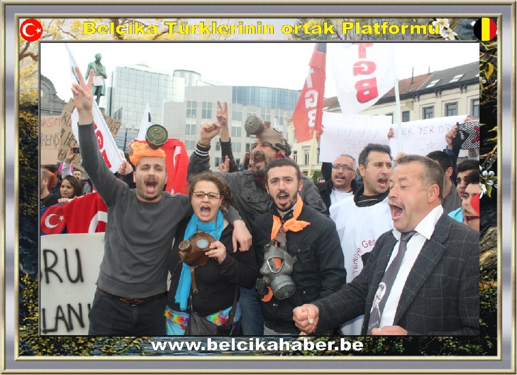 GEZİ PARKI OLAYLARI AVRUPA'NIN KALBİNDE DE PROTESTO EDİLDİ