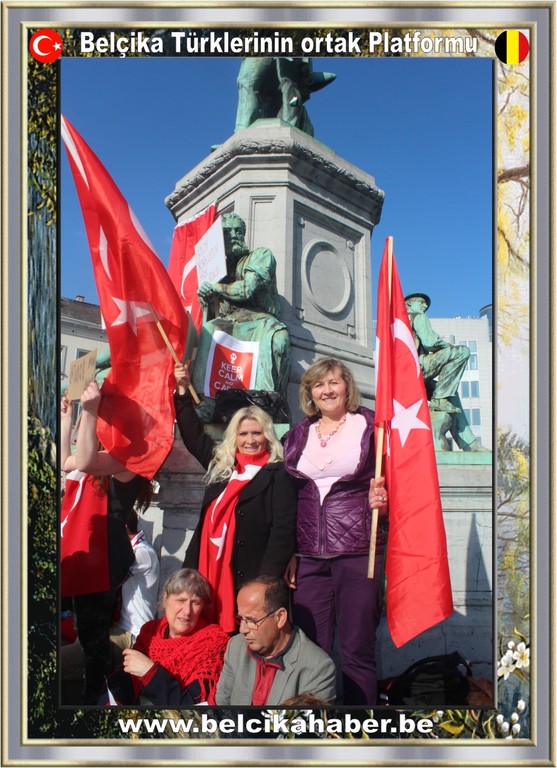 BRÜKSEL'DEKİ 'GEZİ PARKI OTURMA EYLEMİ'NE AB'Lİ VEKİLLERDE DESTEK VERDİ