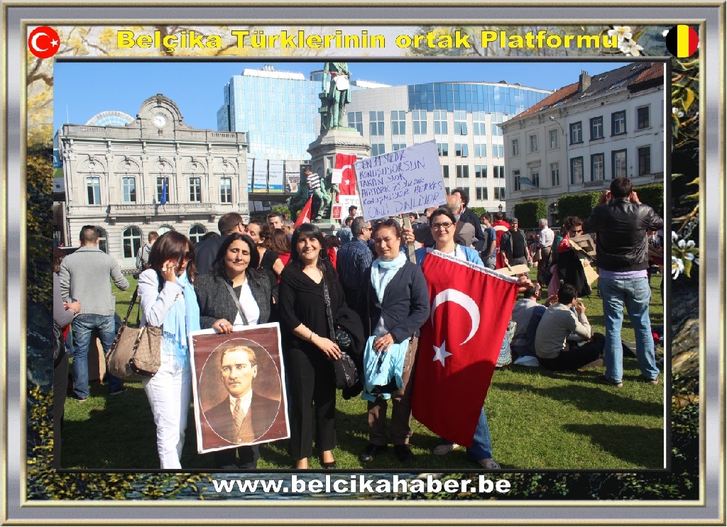 BRÜKSEL'DEKİ 'GEZİ PARKI OTURMA EYLEMİ'NE AB'Lİ VEKİLLERDE DESTEK VERDİ