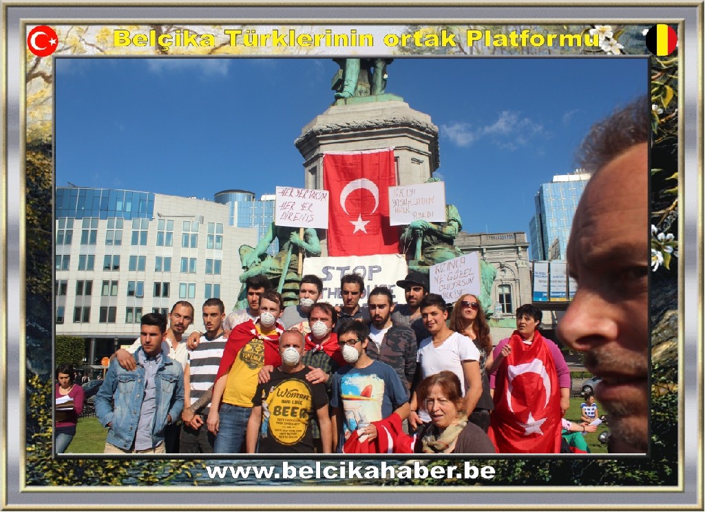 BRÜKSEL'DEKİ 'GEZİ PARKI OTURMA EYLEMİ'NE AB'Lİ VEKİLLERDE DESTEK VERDİ