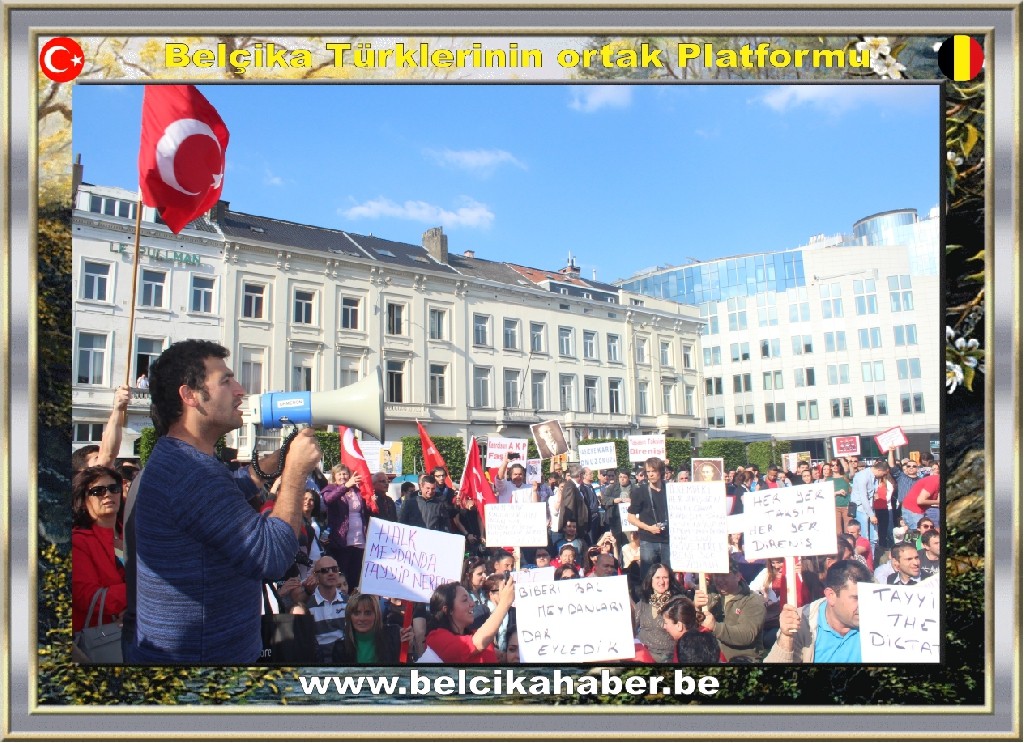 BRÜKSEL'DEKİ 'GEZİ PARKI OTURMA EYLEMİ'NE AB'Lİ VEKİLLERDE DESTEK VERDİ