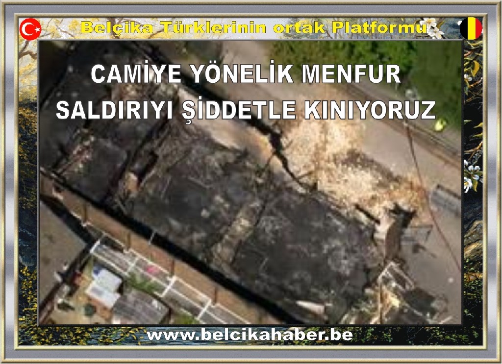 İngiltere'de Cami Ateşe Verildi