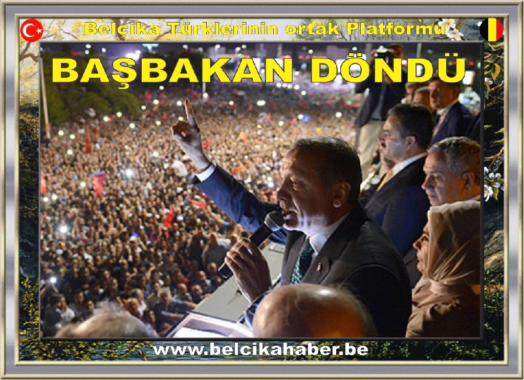 Başbakan'dan geceyarısı mitingi...   