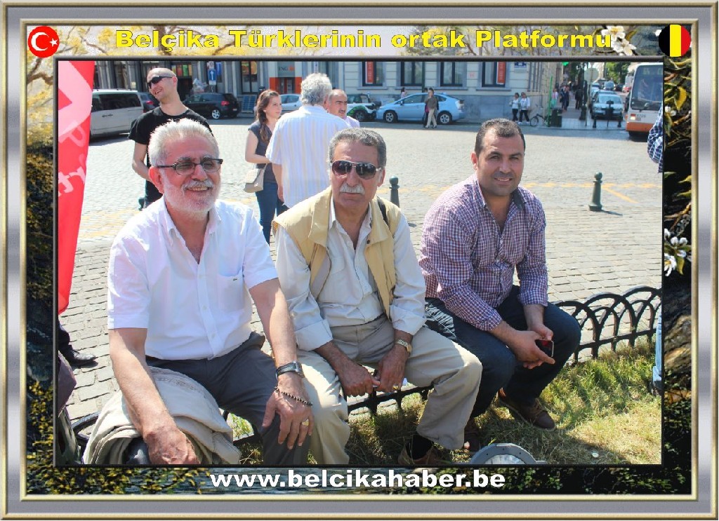 ALEVİLER BRÜKSEL'DEN TAKSİME HALAYLARLA DESTEK VERDİLER