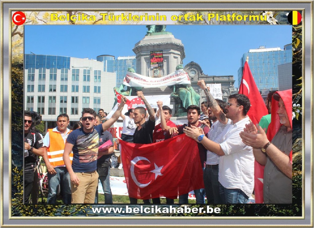 ALEVİLER BRÜKSEL'DEN TAKSİME HALAYLARLA DESTEK VERDİLER