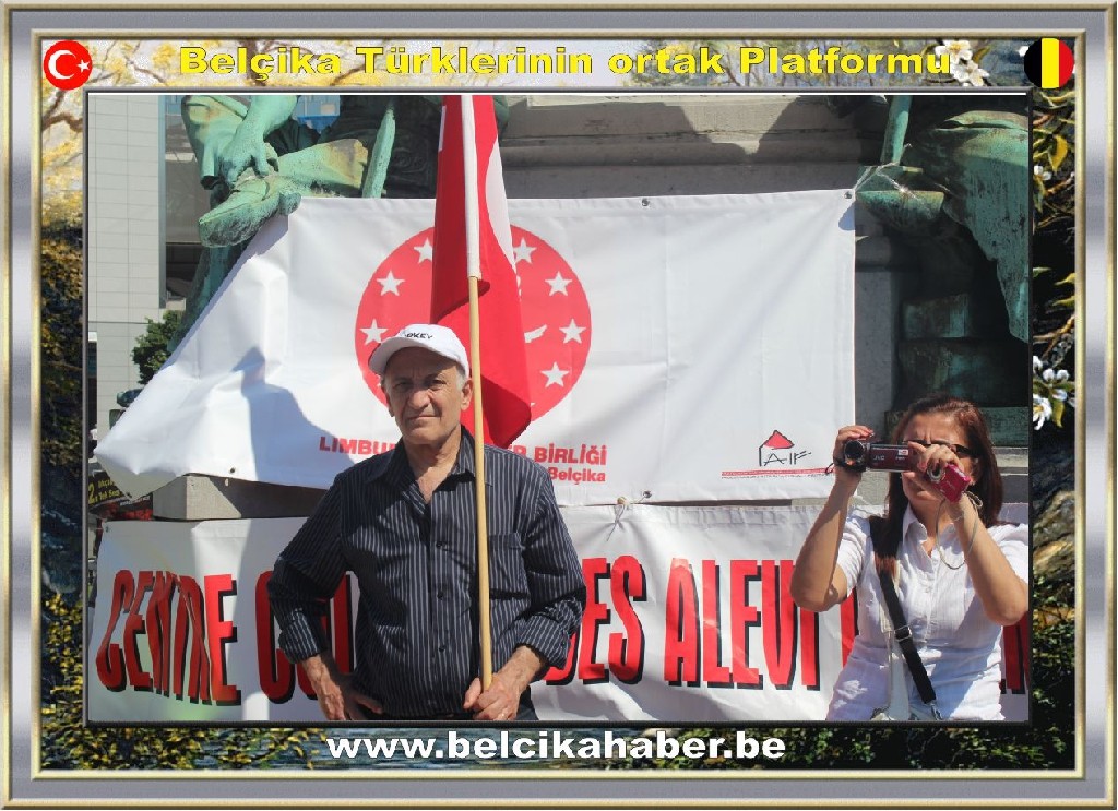 ALEVİLER BRÜKSEL'DEN TAKSİME HALAYLARLA DESTEK VERDİLER