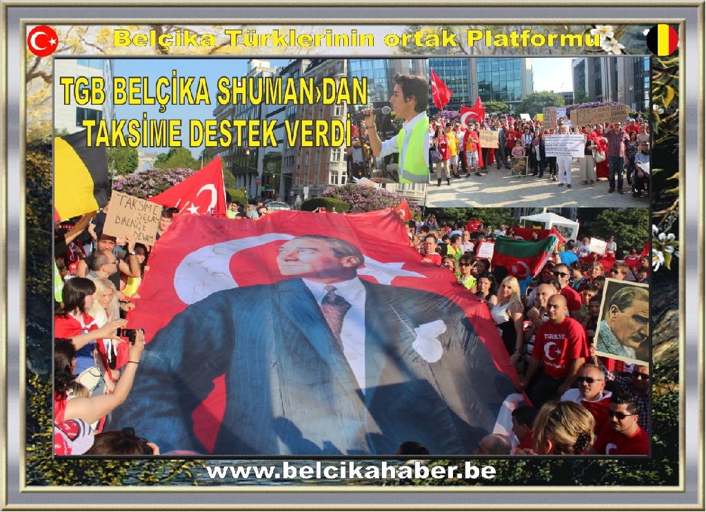 TGB BELÇİKA SHUMAN'DAN TAKSİM'E DESTEK VERDİ