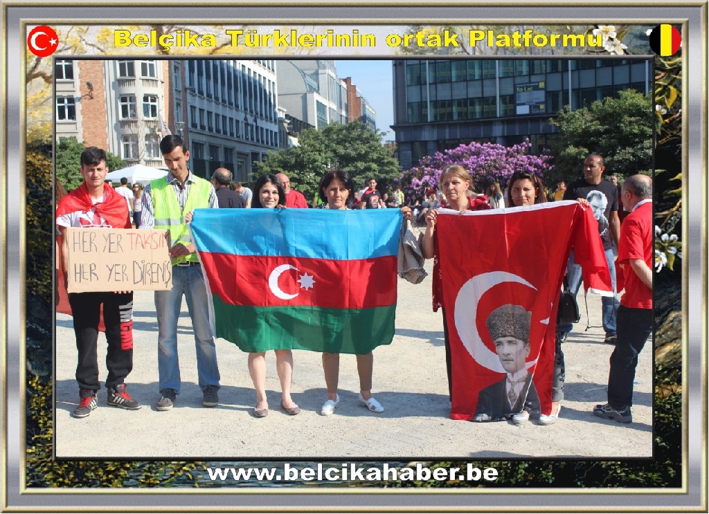 TGB BELÇİKA SHUMAN'DAN TAKSİM'E DESTEK VERDİ