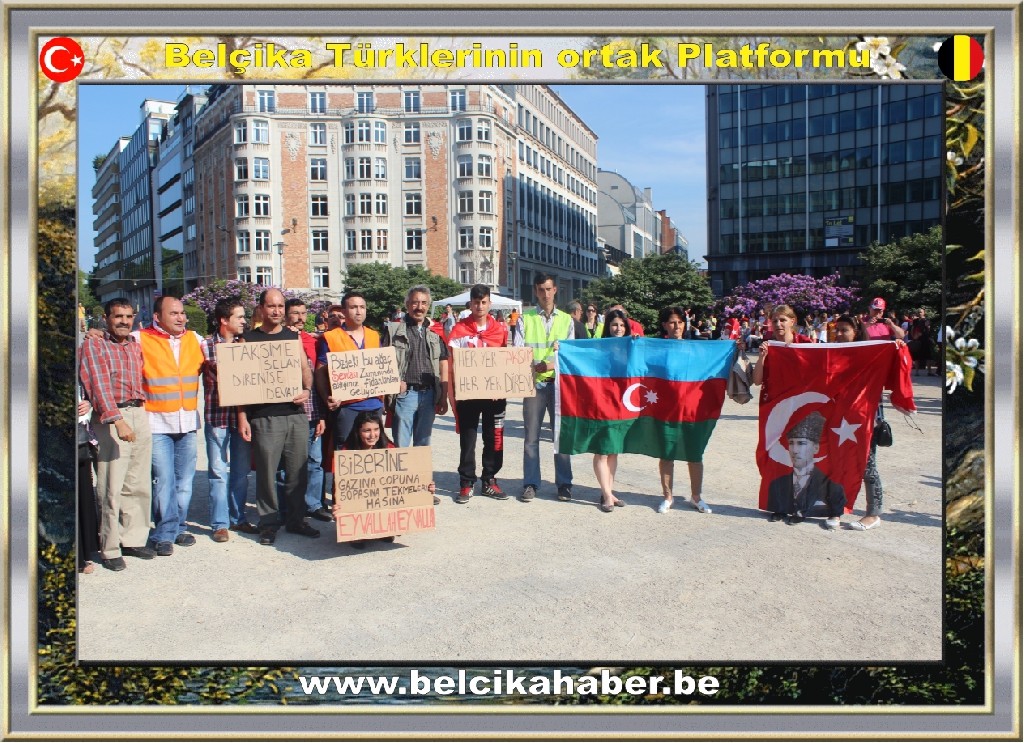 TGB BELÇİKA SHUMAN'DAN TAKSİM'E DESTEK VERDİ