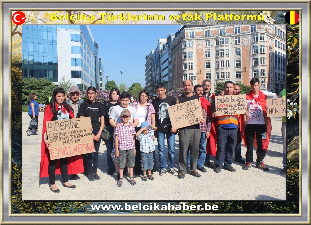 TGB BELÇİKA SHUMAN'DAN TAKSİM'E DESTEK VERDİ