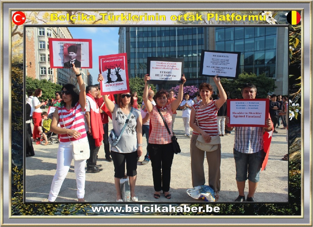 TGB BELÇİKA SHUMAN'DAN TAKSİM'E DESTEK VERDİ