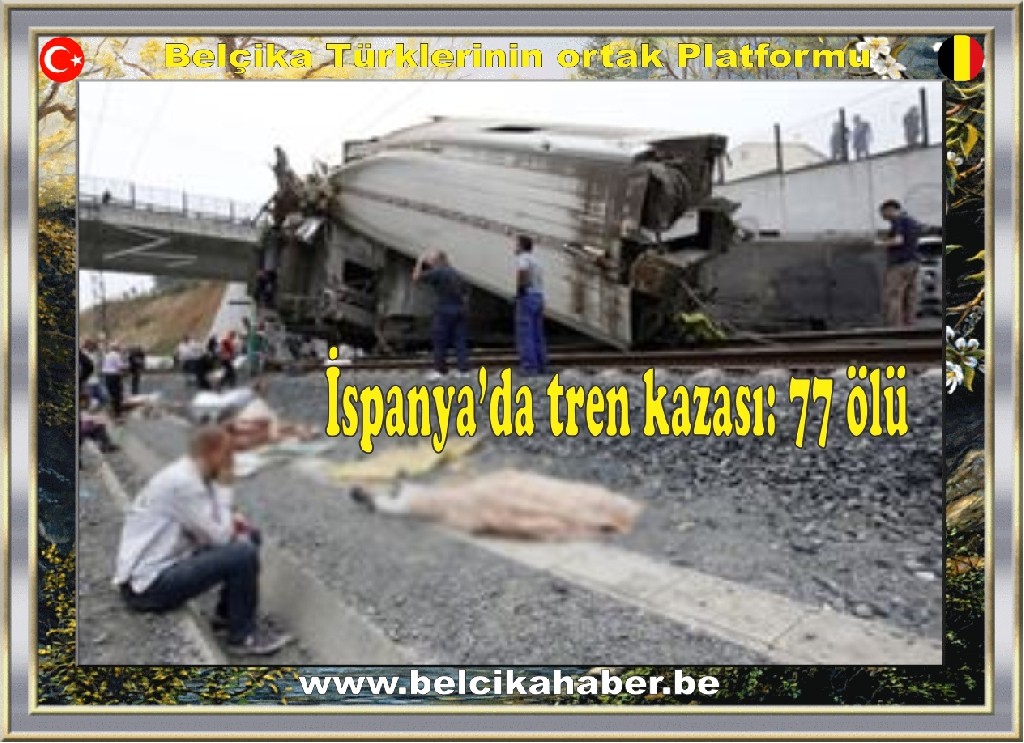 İspanya'da tren kazası: 77 ölü