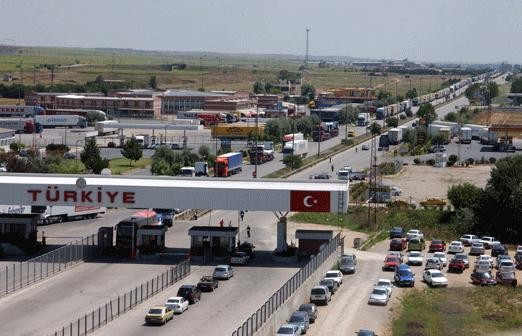 Kapıkule Sınır Kapısı'nda Yoğunluk