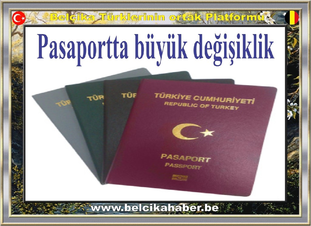 Pasaportta büyük değişiklik