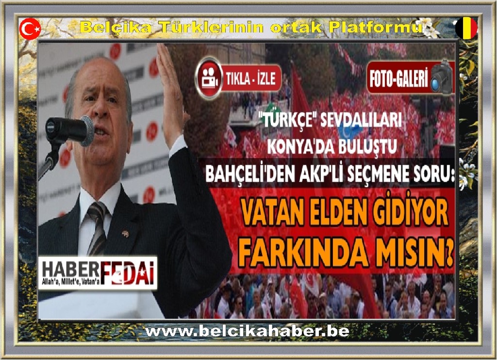 Bahçeli Konya Mitingi'nde konuştu: Erdoğan faiz lobisiyle sarmaş dolaş!