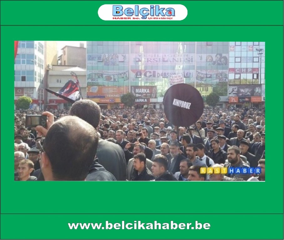 ONBİNLERCE IĞDIRLI HAYKIRDI “RAPORUNU DA AL GİT!”