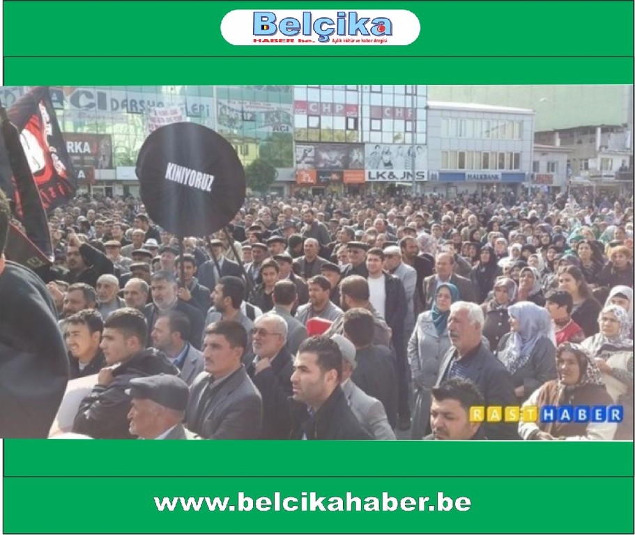 ONBİNLERCE IĞDIRLI HAYKIRDI “RAPORUNU DA AL GİT!”