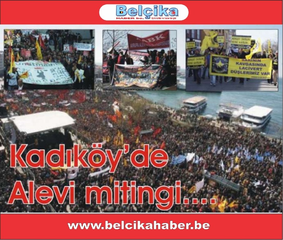 YÜZBİNLERCE ALEVİ 'EŞİT VATANDAŞLIK HAKKI İSTEDİ'