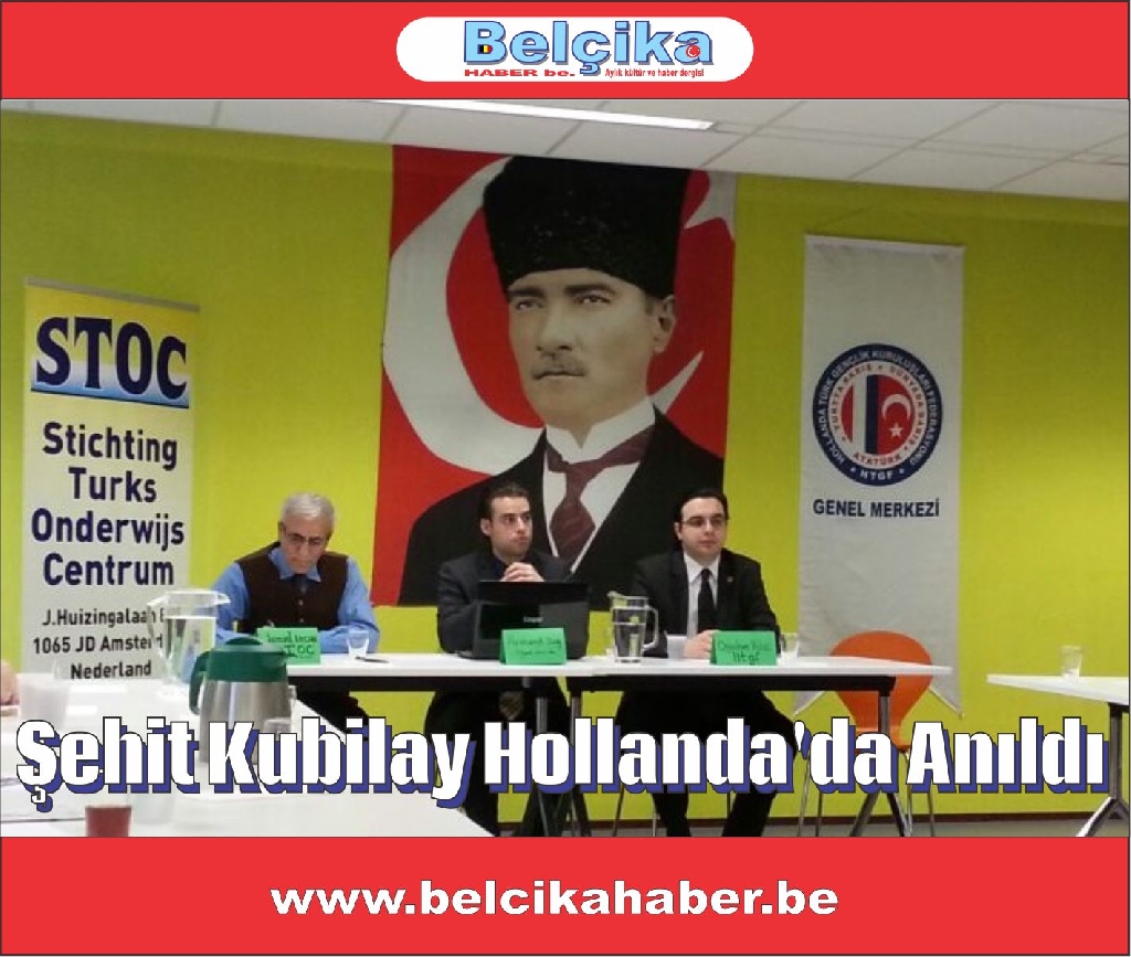 Şehit Kubilay Hollanda'da Anıldı