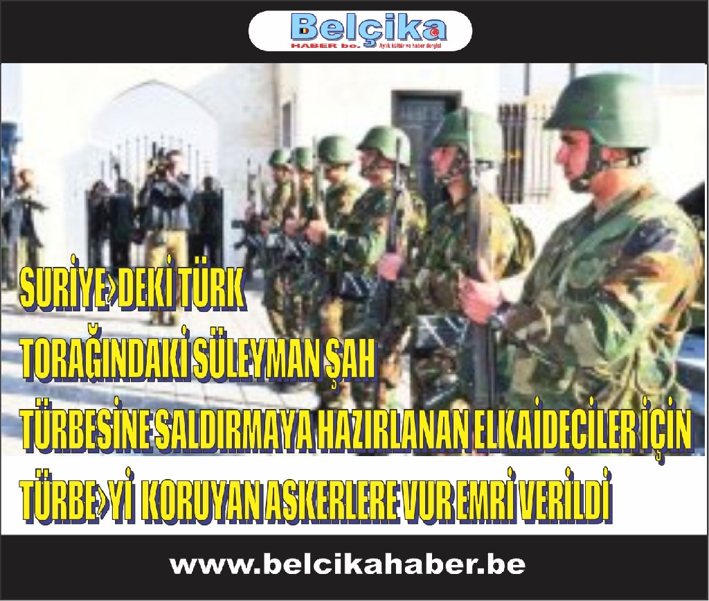 Türk askerine 'vur' emri!