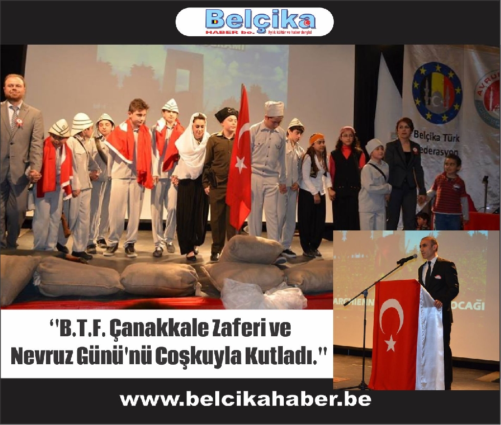 ''B.T.F. Çanakkale Zaferi ve Nevruz Günü'nü Coşkuyla Kutladı.''