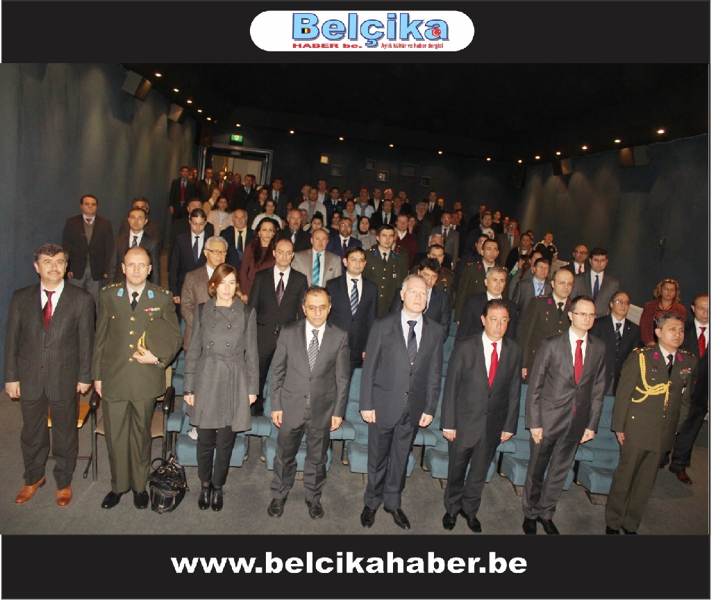ÇANAKKALE VE DİPLOMAT ŞEHİTLERİMİZ BRÜKSEL’DE ANILDI