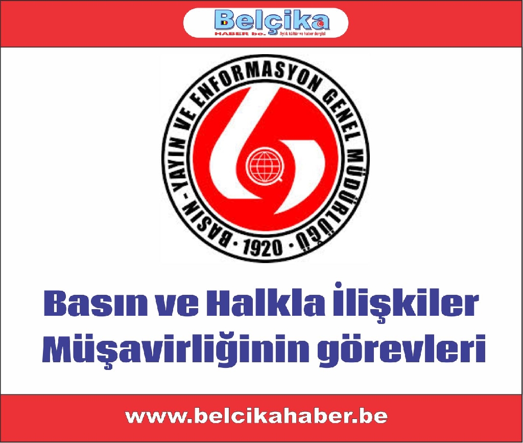 Basın ve Halkla İlişkiler Müşavirliğinin görevleri