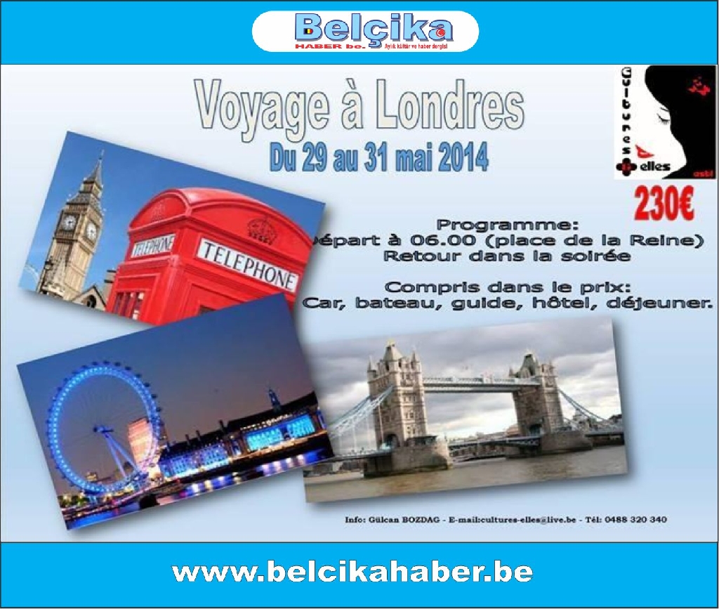CULTURE-ELLES DERNEĞİNDEN LONDRA GEZİSİ