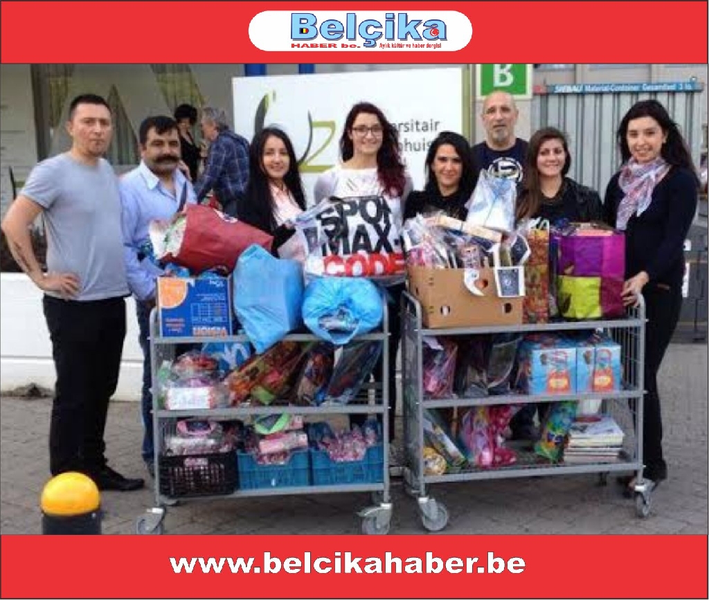 23 Nisan Ulusal Egemenlik ve çocuk bayramini TGB Belçika olarak bu sene hasta çocuklar ile geçirdiler